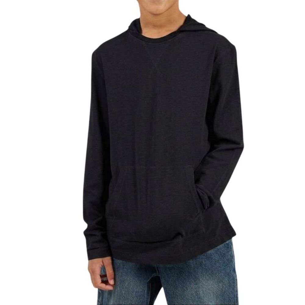 Brave Soul Boys Set-in Hoodie / Jet Black